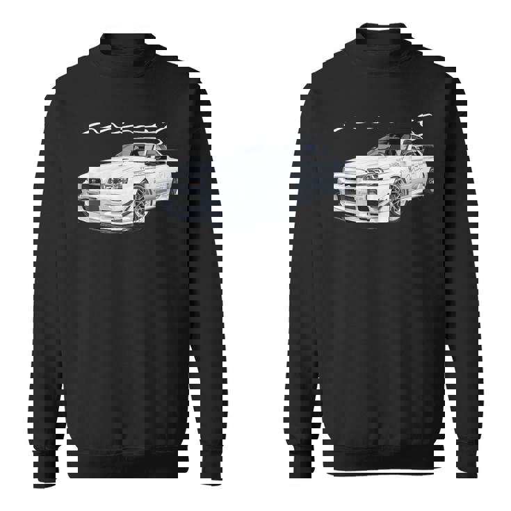 Jdm Car R34-Spec Ii Rb26kyline Mine's-Spec N1 スウェットシャツ