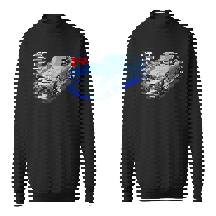 Jdm Car-Spec Kv2 シルバー Bnr34 レース スウェットシャツ