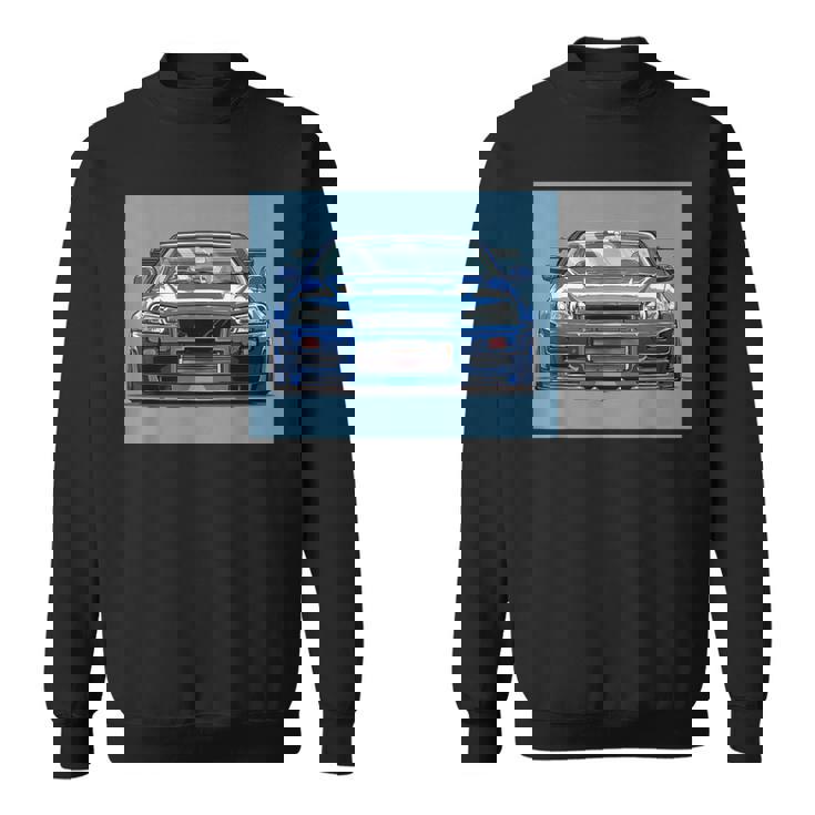 Jdm Gt R カーシーン チューニング スカイライン R34 ドリフト インポート スウェットシャツ