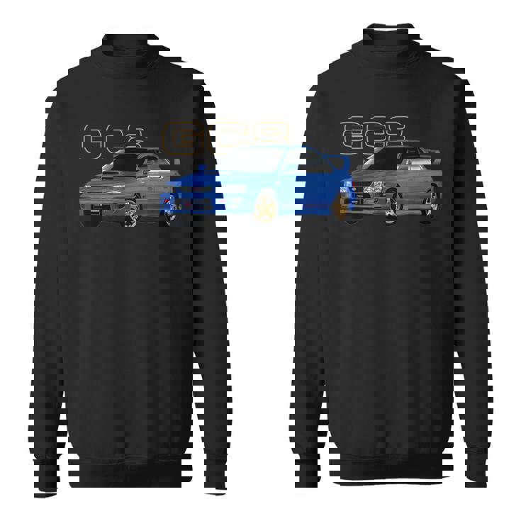 Jdm Rally Blue Car Gc8 バージョン5 スウェットシャツ