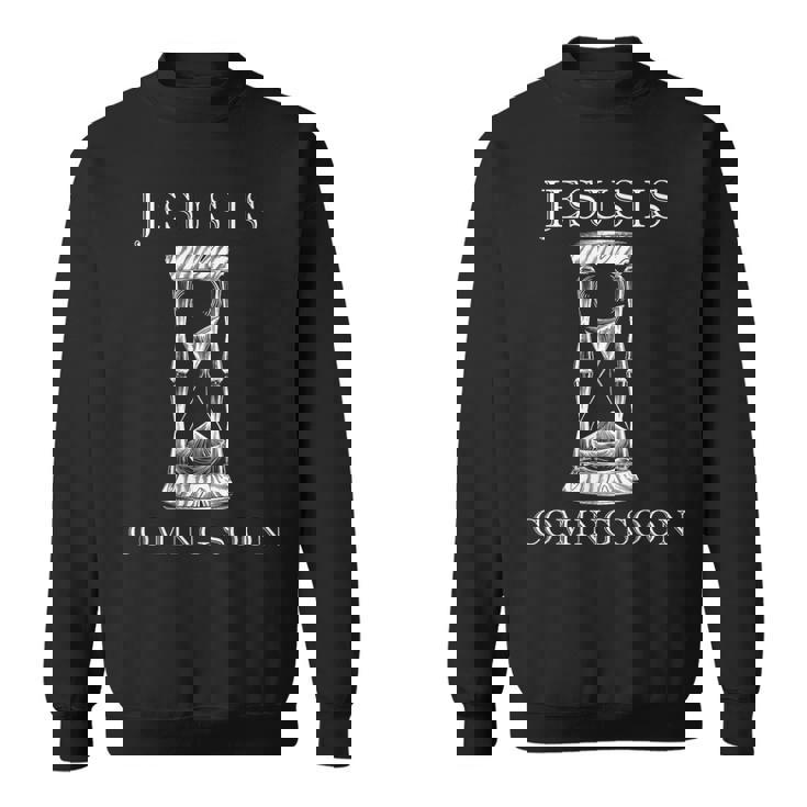 Jesus Is Comingoon – 携挙警告クリスチャンの引用 スウェットシャツ