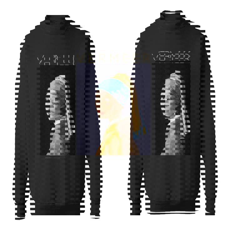 Johannesermeer アーティスト向け 真珠のイヤリングを持つ少女 スウェットシャツ