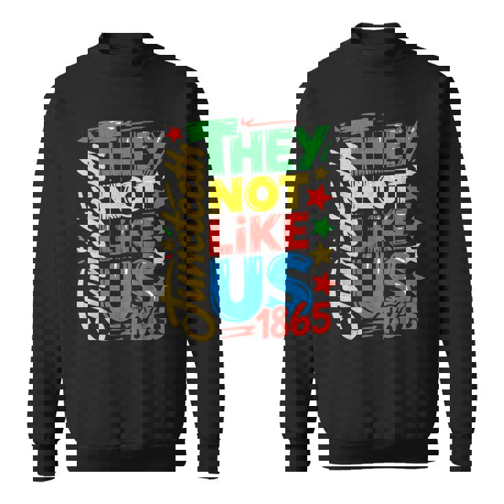 Junenth 1865 Black History Month Black Lives Matter Men Sweatshirt