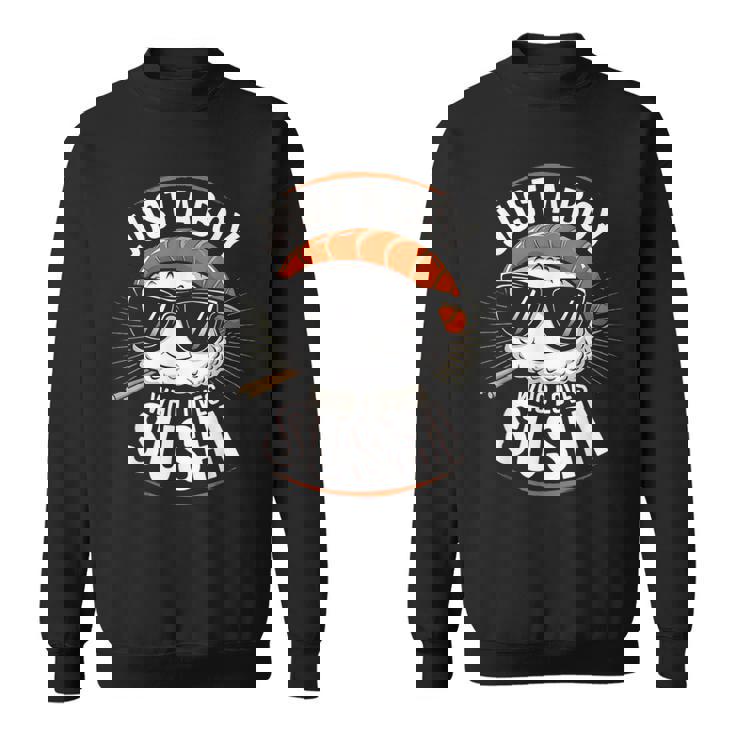 Just A Boy Who Lovesushis ushi Lover キッズ ボーイズ ティーン スウェットシャツ