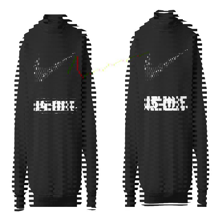 Just Hodl It、クリプトシャツ、暗号通貨、ビットコイン、ドッジ スウェットシャツ