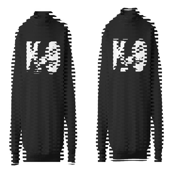 K9 ジャーマンシェパード ロゴデザイン K-9 退役軍人の日 スウェットシャツ