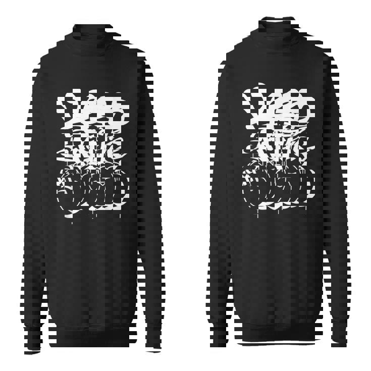 Keep Writing My Name ホワイト グラフィティ タギング 爆撃シャツ スウェットシャツ