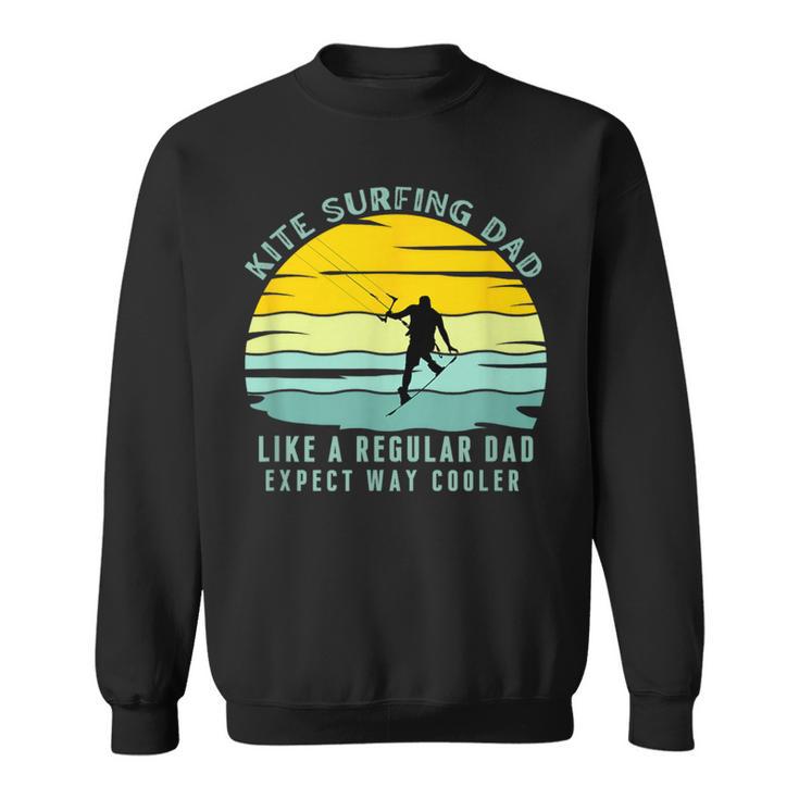 Kiteurfing Dad Amateur De Kitesurf Pour Père Kitesurfer Sweater e