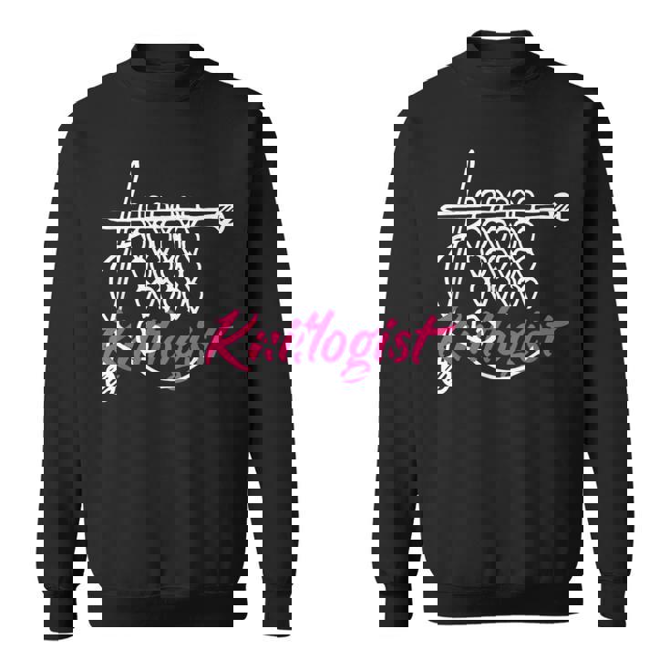 Knitlogist おもしろ編み物 スウェットシャツ