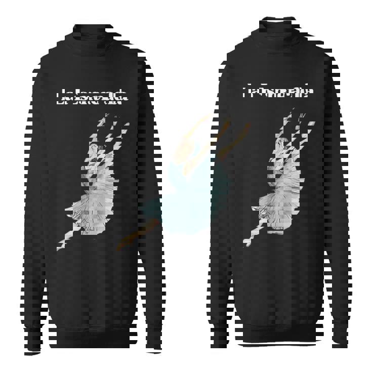 La Esmeralda バレエダンサー バレリーナ ポワント チュチュダンス スウェットシャツ