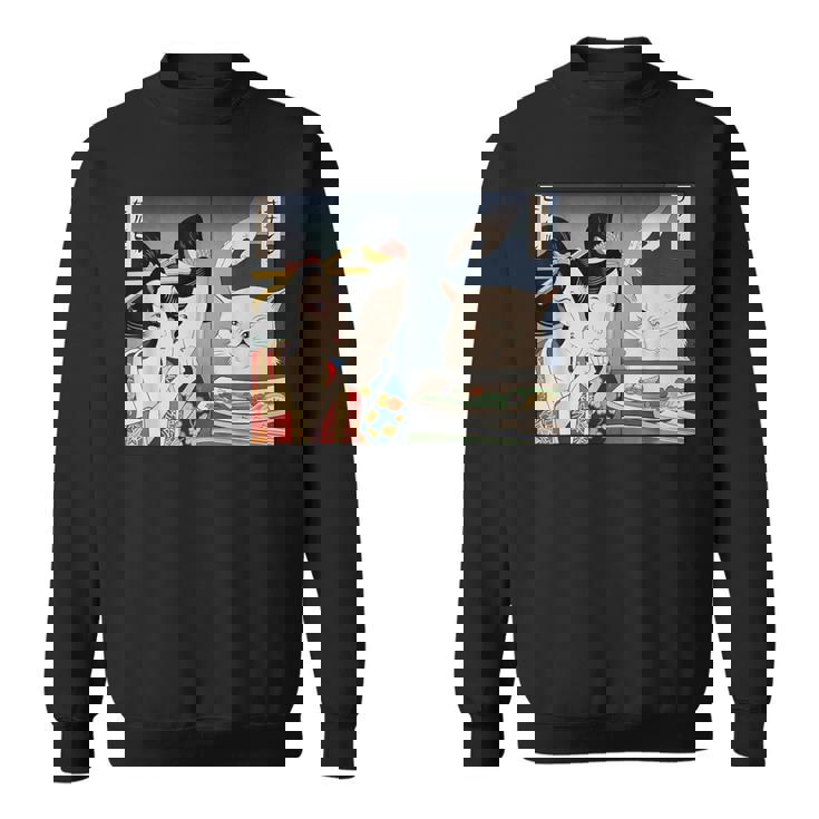 Lady Yelling At Cat Meme スウェットシャツ