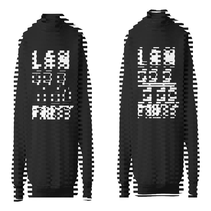 Lan Party レトロゲームtシャツ スウェットシャツ