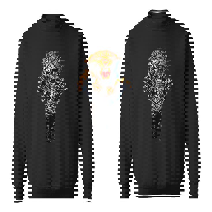 Leaping Tiger。強者だけが生き残る。 スウェットシャツ