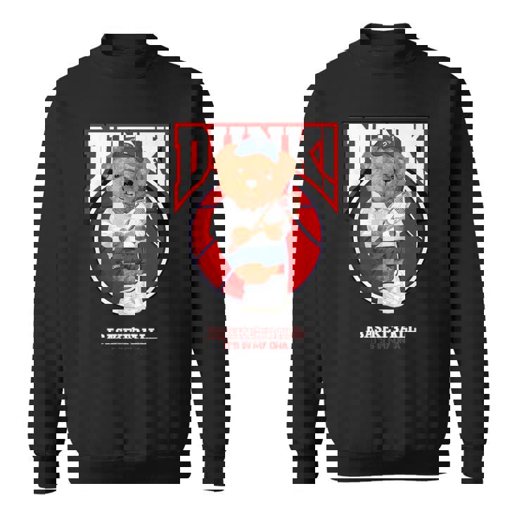 The Legend Teddy Bear Basketballlam Dunk Cool Basketball スウェットシャツ