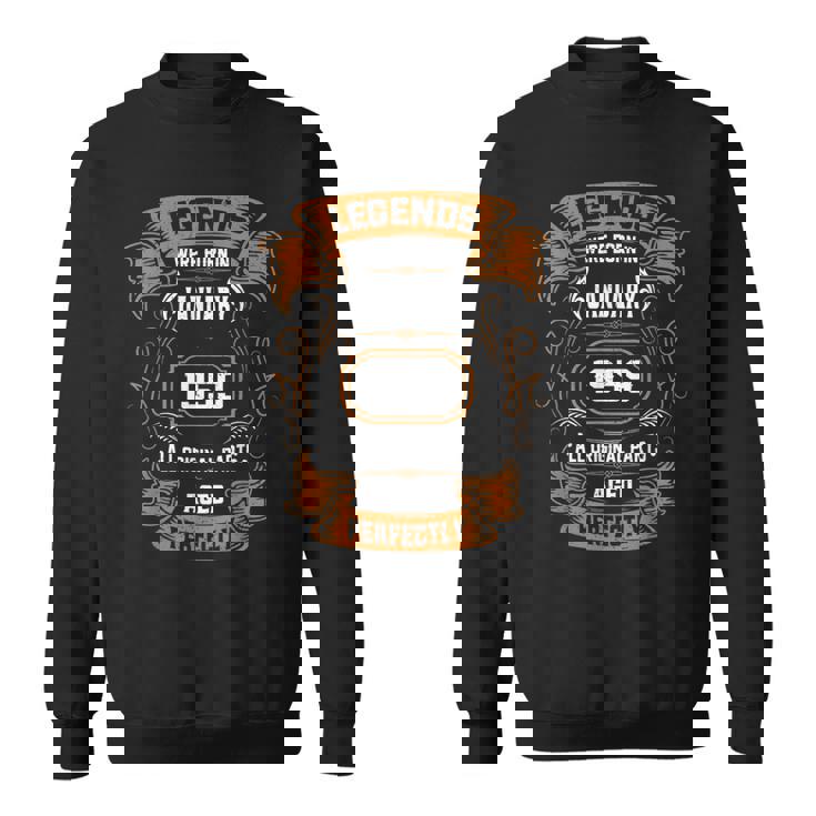 Legends Were Born In January 1959 誕生日プレゼント スウェットシャツ