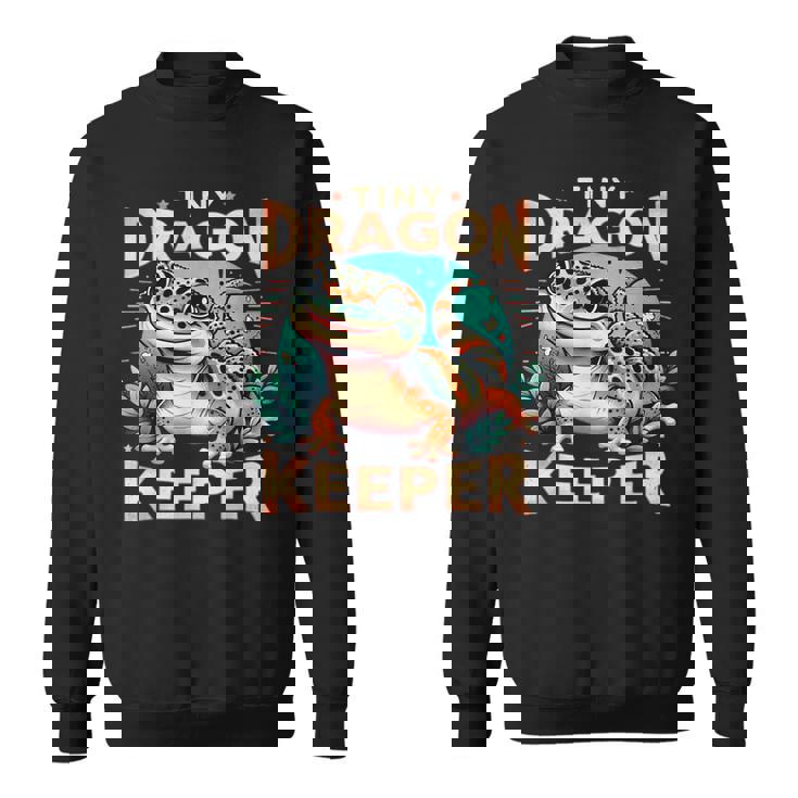 Leopard Gecko Crested Lizard Reptiles Lovers スウェットシャツ