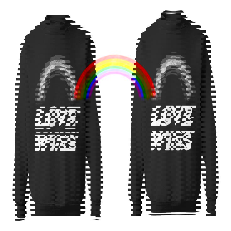 Lgbt フラッグ プライド ポケット レインボー Love Wins パーティー レインボー スウェットシャツ