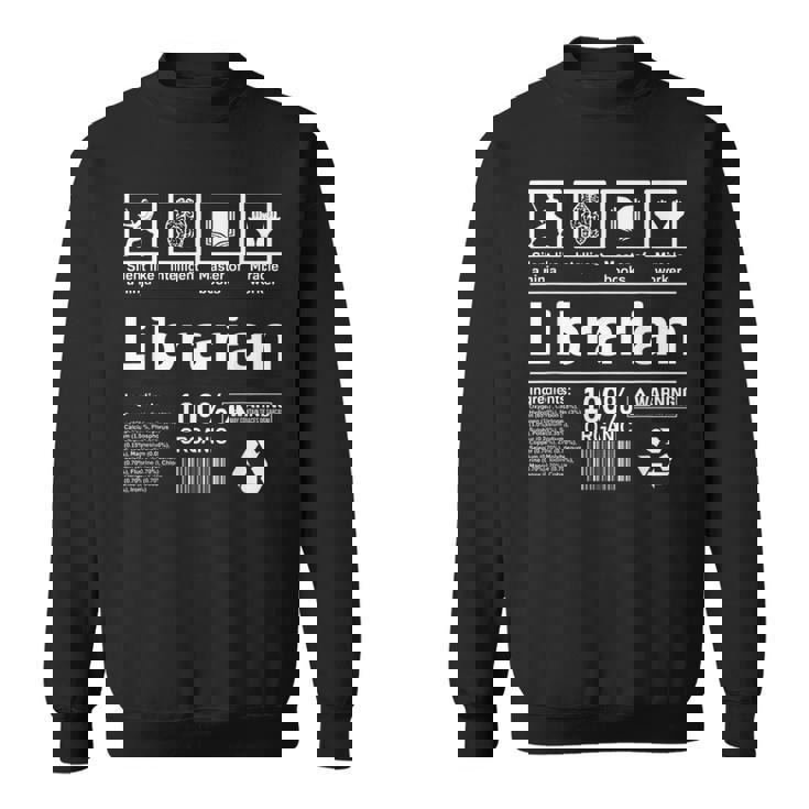 Librarian 面白い図書館ギフト スウェットシャツ