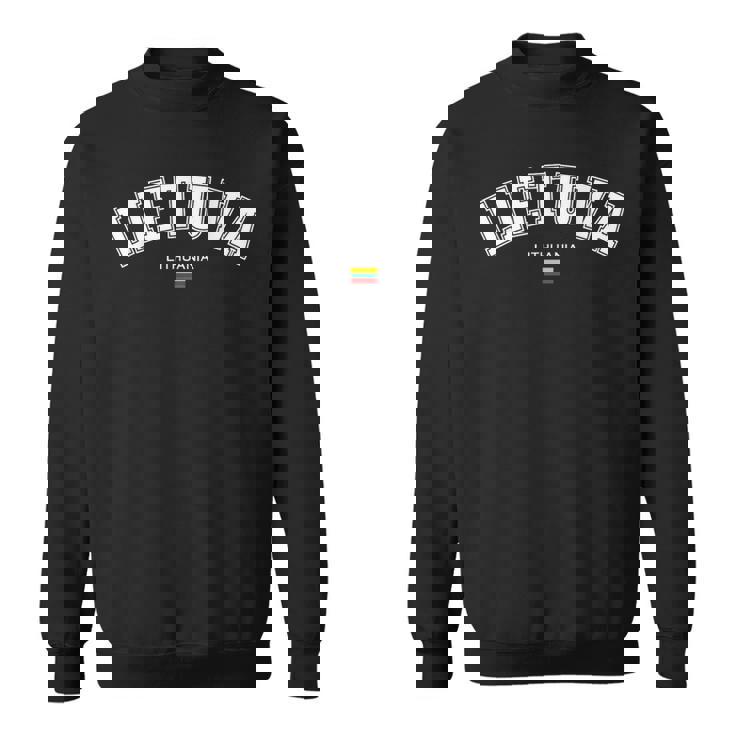 Lietuva リトアニア リトアニア 国旗 愛国的 スウェットシャツ