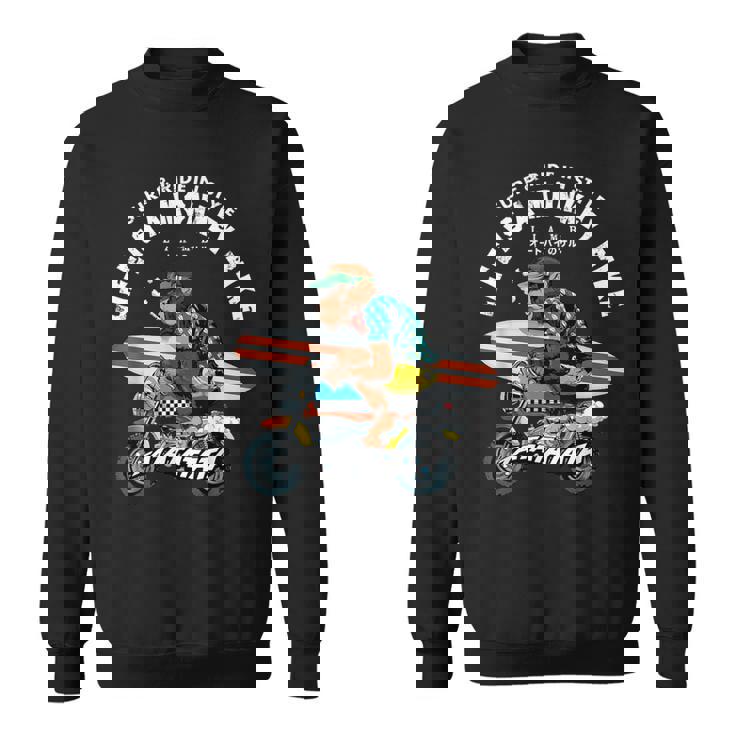 Life Is A Monkey バイク サーフィン 猿版 スウェットシャツ