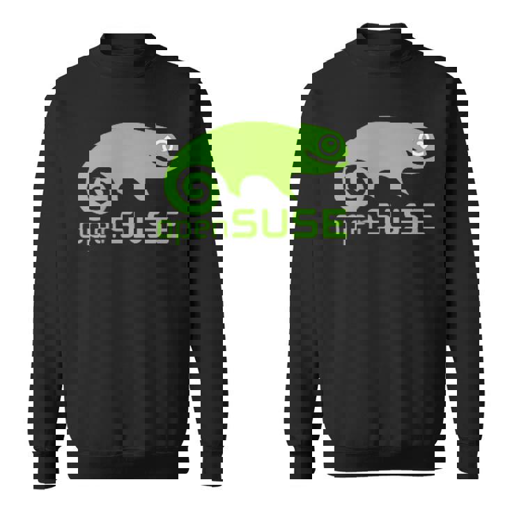 Linux Opensuse ラバーtシャツ タグライン&ロゴ オープンソースos スウェットシャツ