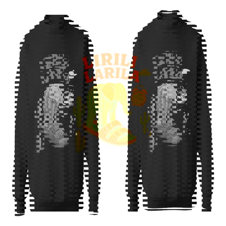 Lirili Larila イタリアのブレインロットミーム スウェットシャツ