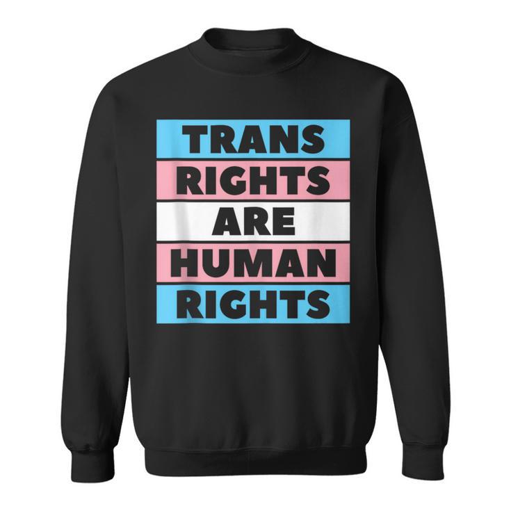 Los Derechos Transon Derechos Humanos Protegen El Orgullo De La Bandera Trans In Mangas Camisa de entrenamiento