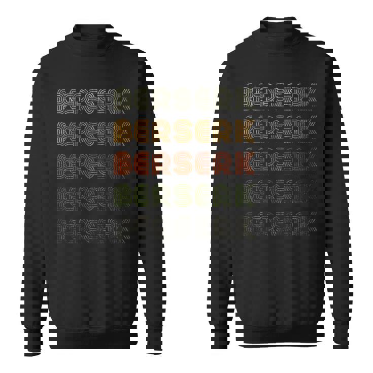 Love Heart Berserk グランジ ビンテージスタイル ブラック ベルセルク スウェットシャツ