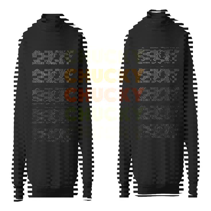 Love Heart Chucky グランジ ビンテージスタイル ブラック チャッキー スウェットシャツ