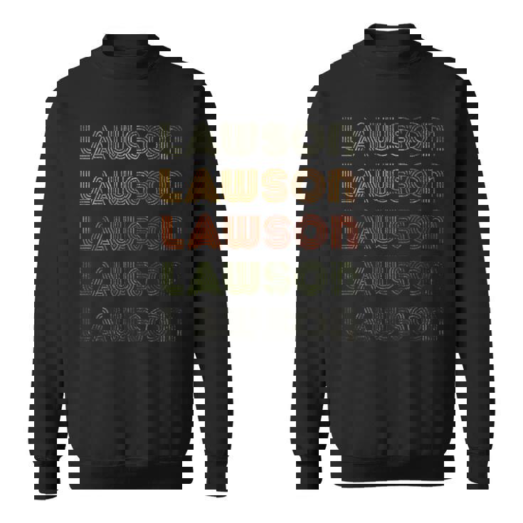 Love Heart Lawson グランジヴィンテージスタイル ブラック ローソン スウェットシャツ