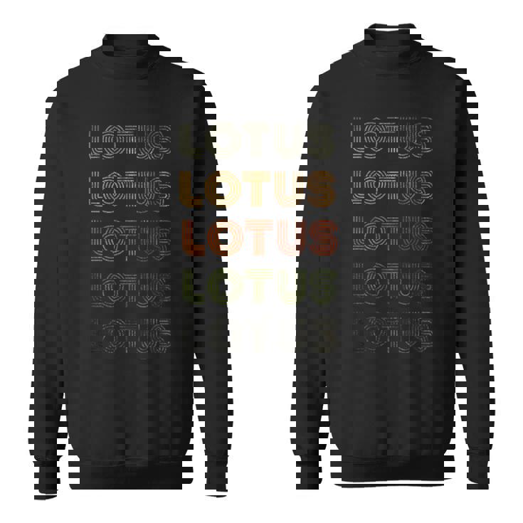 Love Heart Lotus グランジ ビンテージスタイル ブラックロータス スウェットシャツ