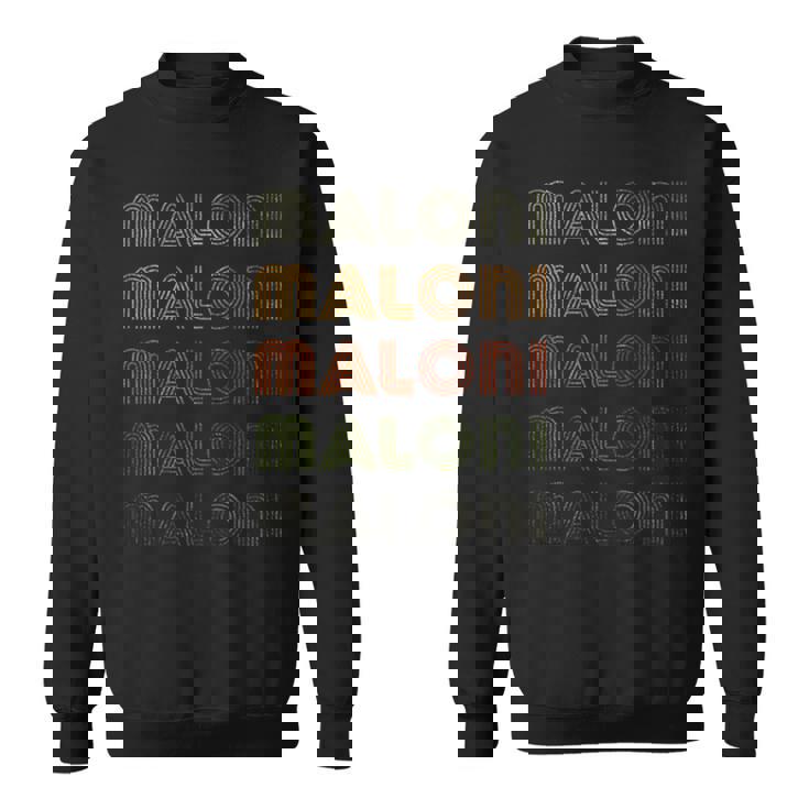 Love Heart Maloni グランジ ビンテージスタイル ブラック マローニ スウェットシャツ