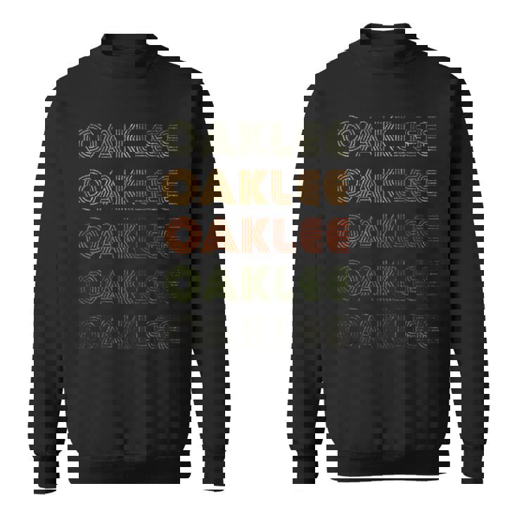 Love Heart Oaklee グランジビンテージスタイル ブラック オークリー。 スウェットシャツ