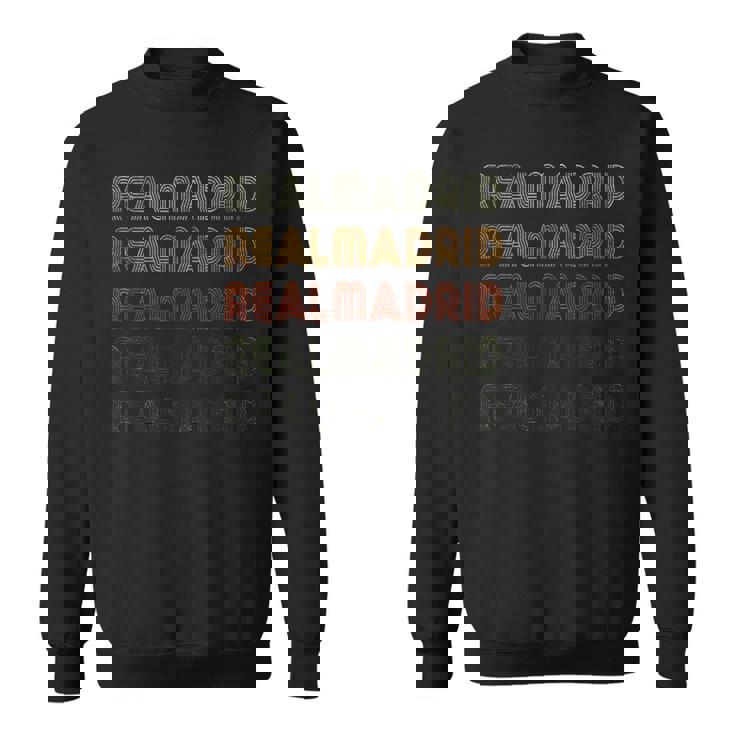 Love Heart Realmadrid グランジ ヴィンテージ ブラック レアルマドリード スウェットシャツ