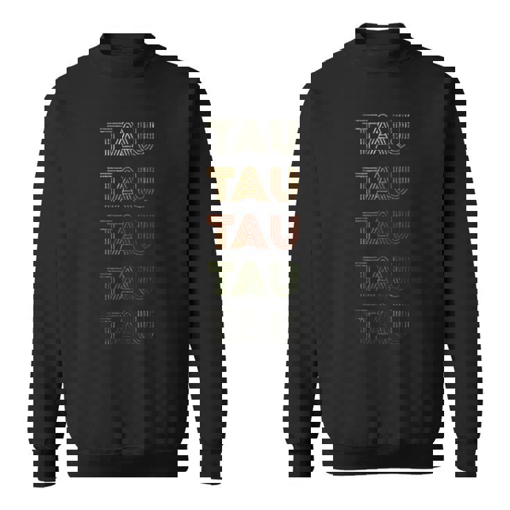 Love Heart Tau グランジ ビンテージスタイル ブラック タウ スウェットシャツ