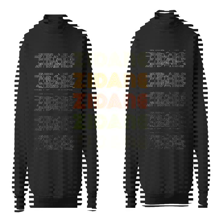 Love Heart Zidane グランジ ビンテージスタイル ブラック ジダン スウェットシャツ