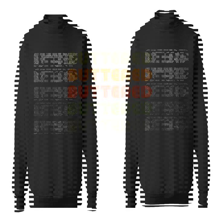 Love Heart バターtシャツ グランジ ビンテージスタイル ブラック バター入り スウェットシャツ