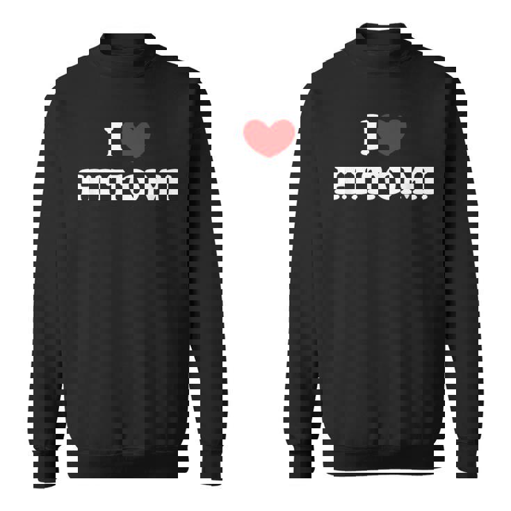 I Love Hitomi 私は愛する Hitomi スウェットシャツ