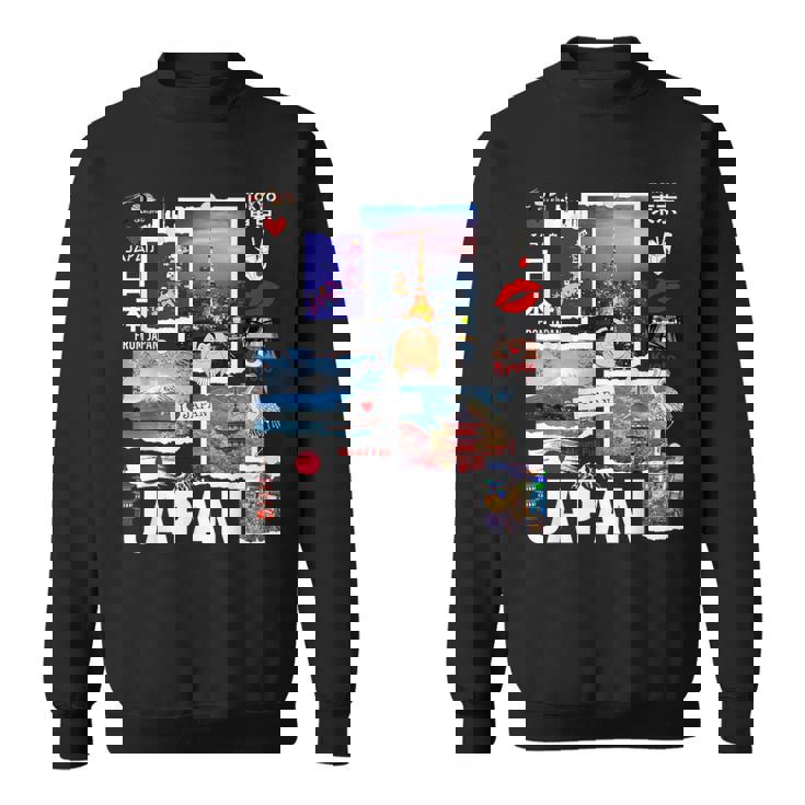 I Love Japan Culture Enjoy Cool Japan Landmarks Photos スウェットシャツ