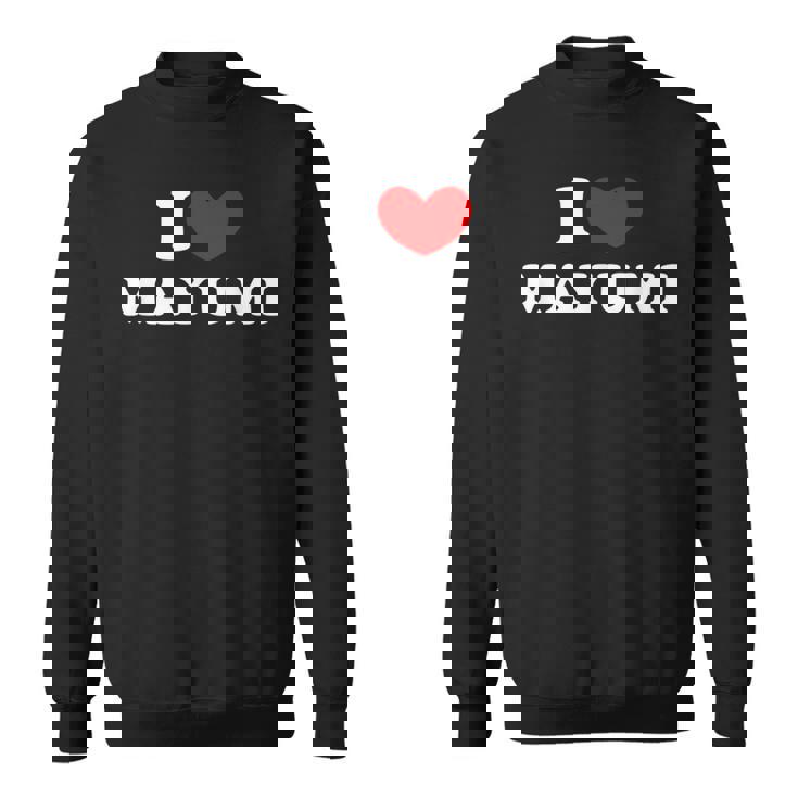 I Love Mayumi 私は愛する Mayumi スウェットシャツ