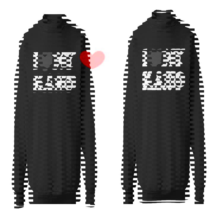 I Love My Kaho カホ大好き スウェットシャツ