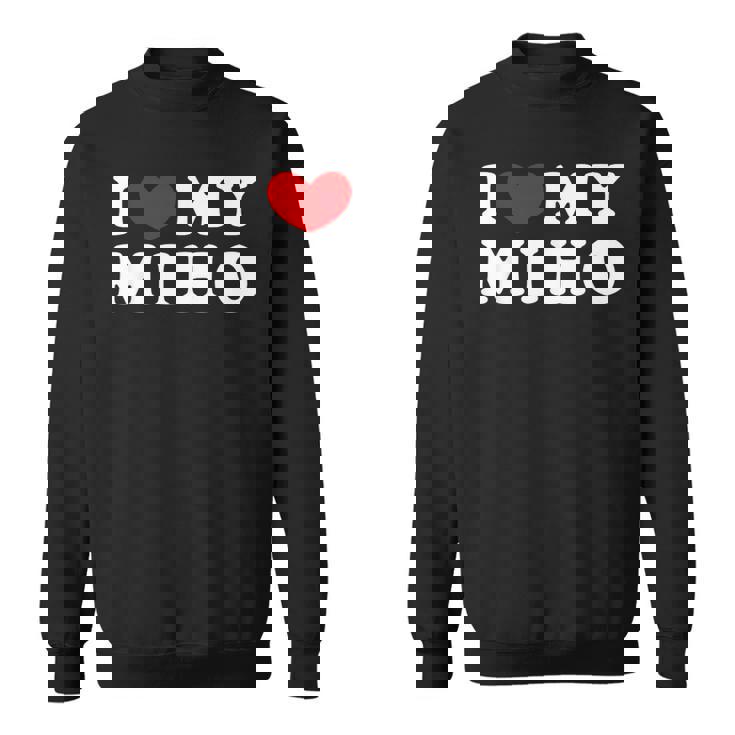 I Love My Miho みほが大好き スウェットシャツ