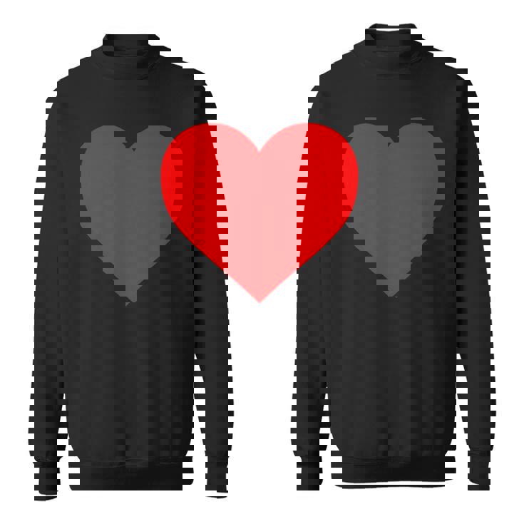 I Love You レッドハート バレンタインデー 絵文字 スウェットシャツ