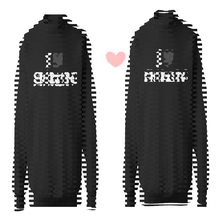 I Loveim Racing ゲームホイールレースシミュレーター シムレーサー スウェットシャツ