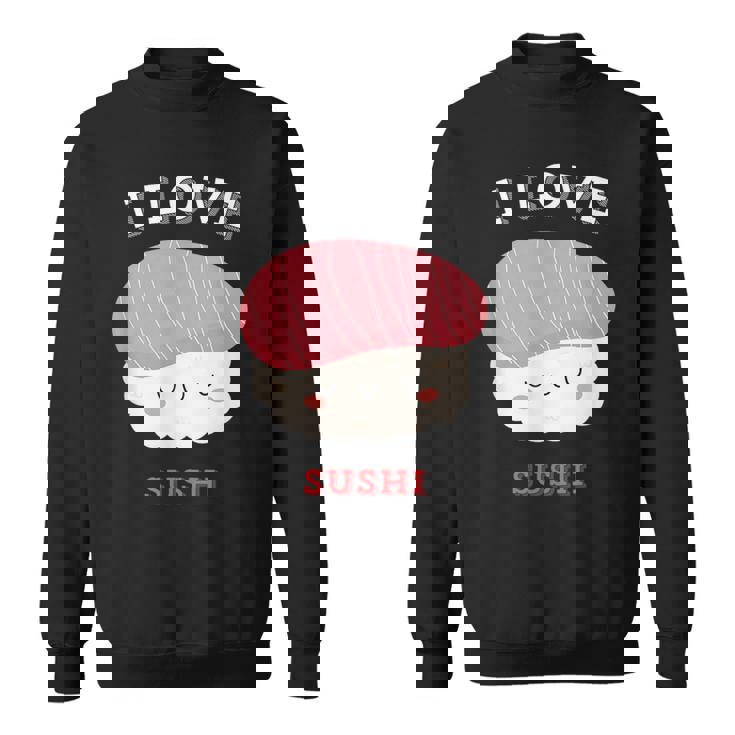 I Loveushi I Loveushi Japan Food 巻にぎり魚 スウェットシャツ