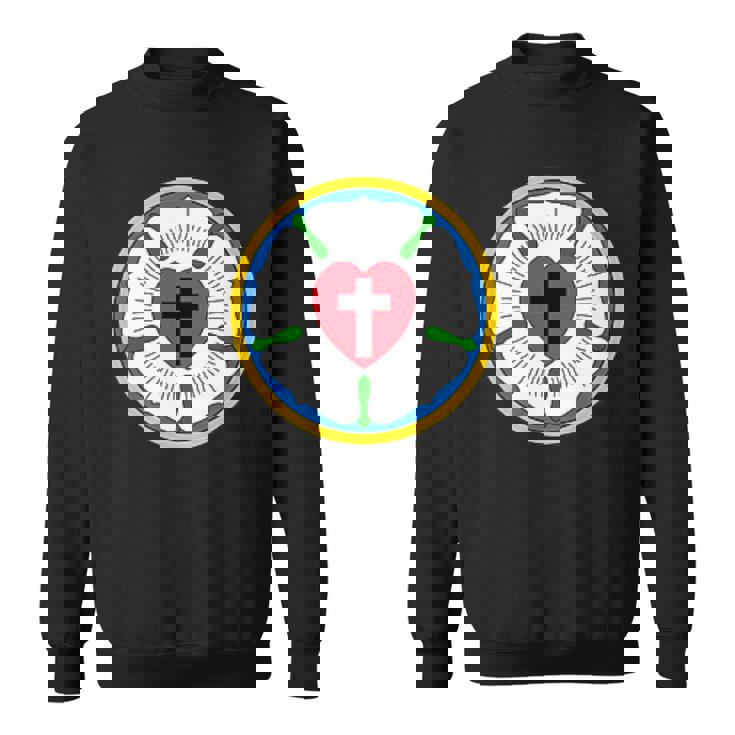 Lutheran Church Luther Roseeal ロゴ エンブレム スウェットシャツ