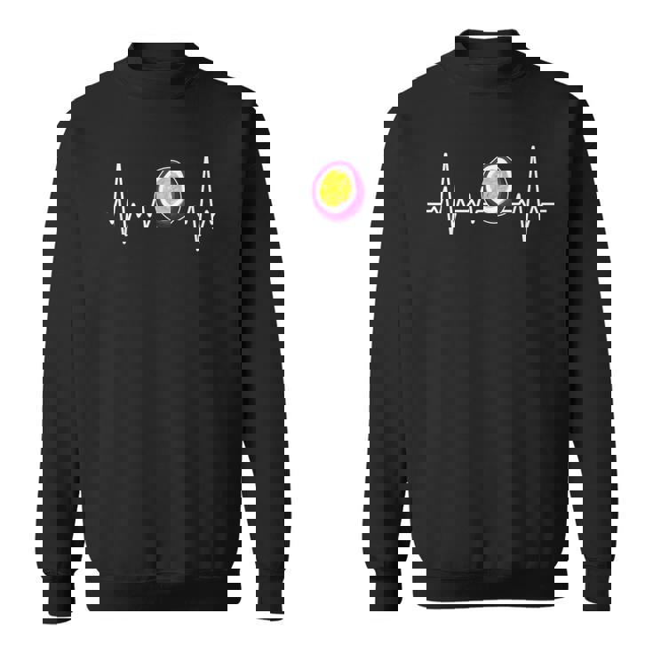 Maracuja Heartbeat パッションフルーツデザイン フルーツ スウェットシャツ