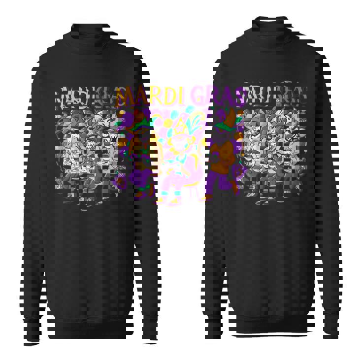 Mardi Gras ビデオゲームコントローラー シェア スチームフレンズ スウェットシャツ