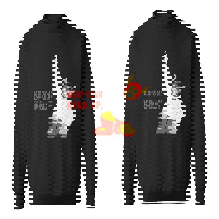 Maskman Istrongest マスクマン Keep Your Head Up レスリング スウェットシャツ