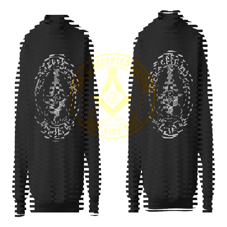 Mason Freemason フリーメイソン シンボル スクエア&コンパス シュライナー スウェットシャツ